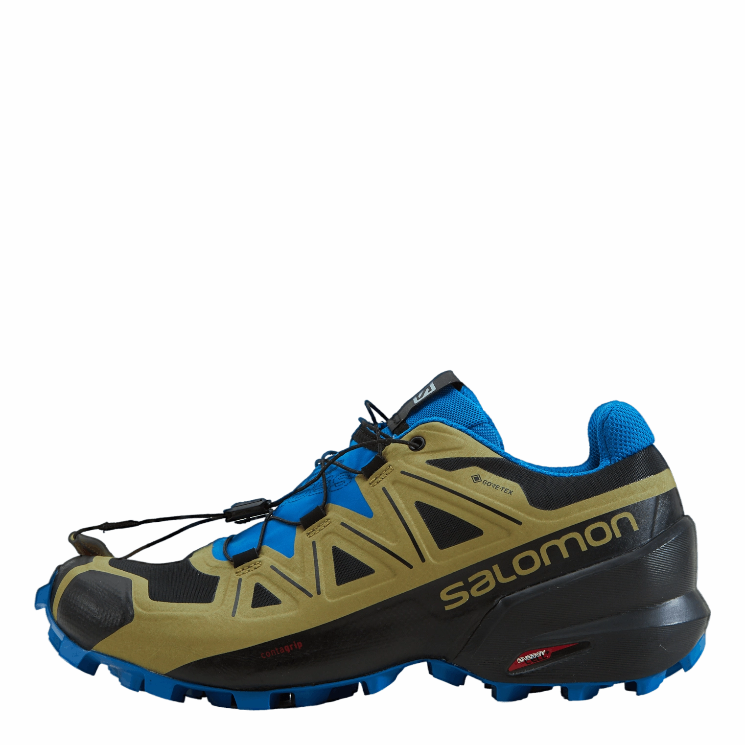 Trail Running Shoes Wide Toe Box Narrow Heel Speedcross 5 Gtx Black/green Moss/skydiver