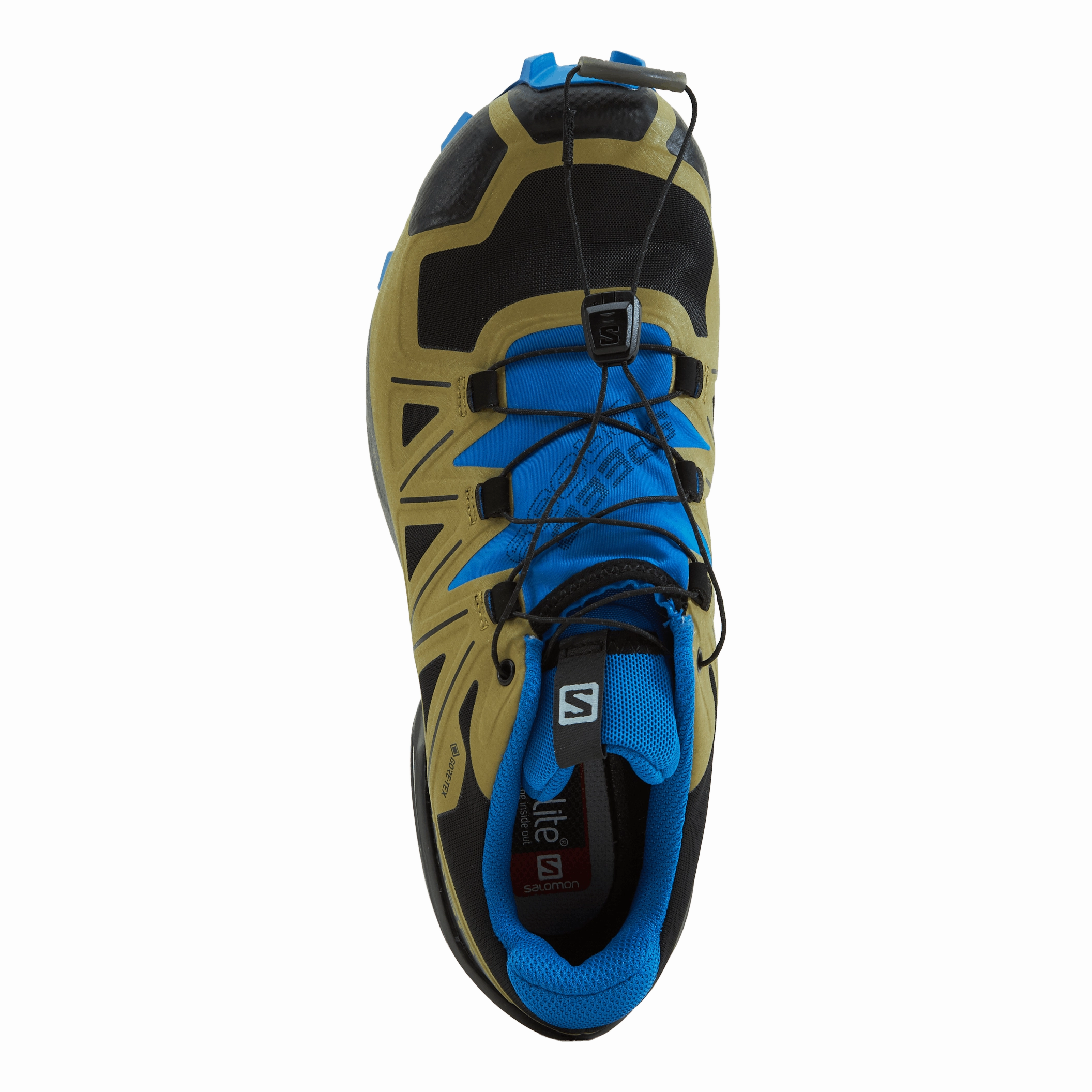 Speedcross 5 Gtx Black/green Moss/skydiver Trail Running Shoes