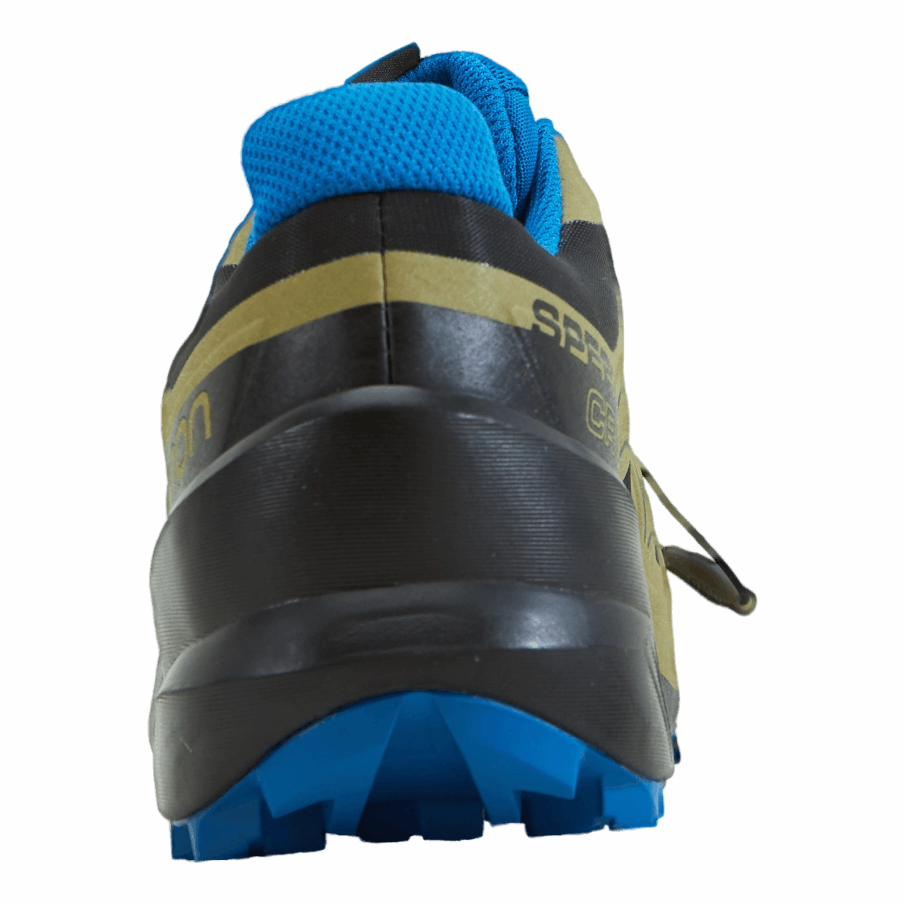 Speedcross 5 Gtx Black/green Moss/skydiver Zero Drop Cushioned Trail Shoes