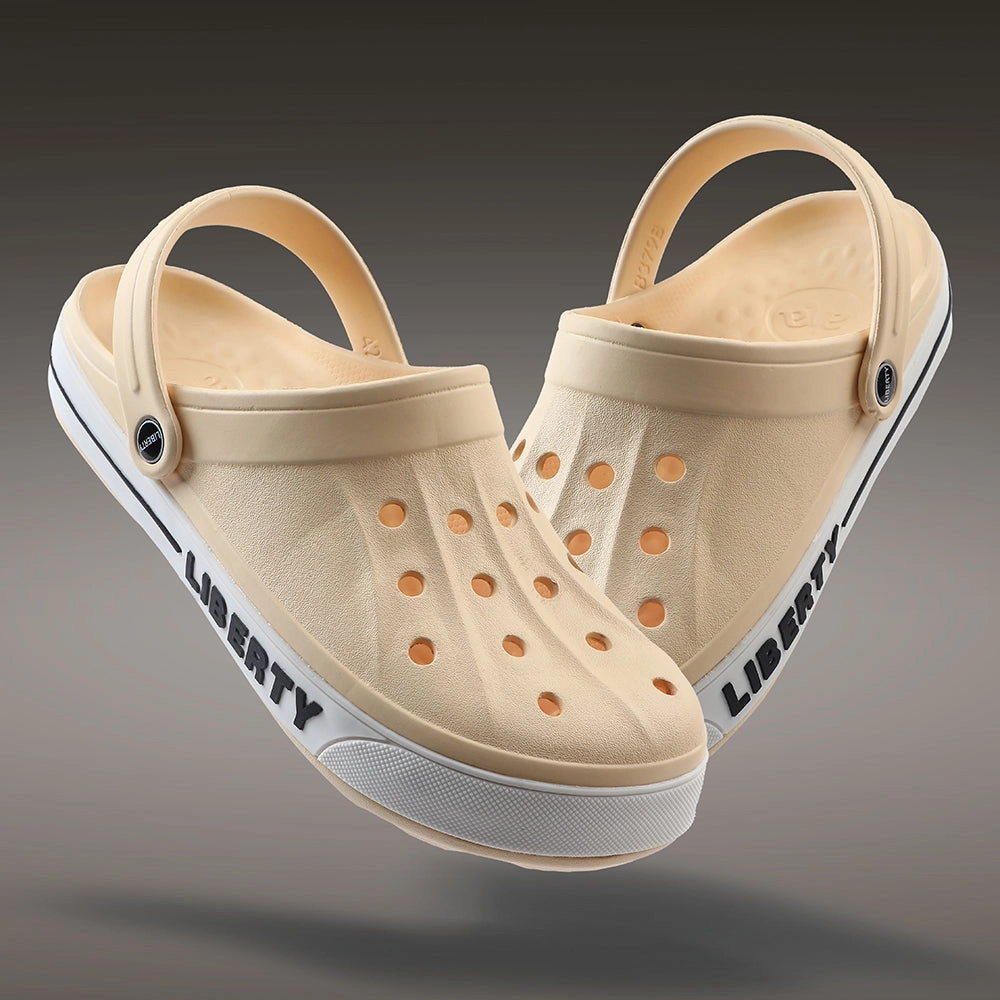 Women's Summer Clogs A-HA Khaki Casual Slip-on Clogs For Men LITEWALK By Liberty