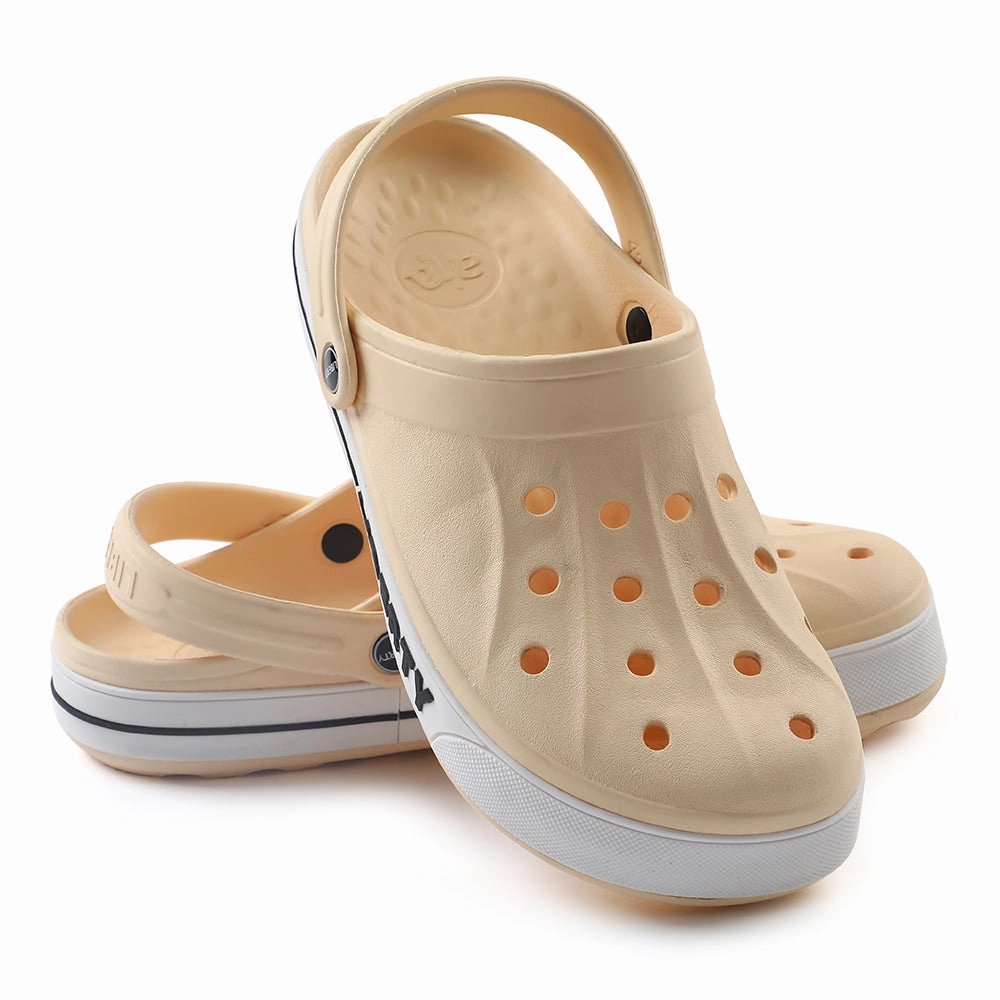 A-HA Khaki Casual Slip-on Clogs For Men LITEWALK By Liberty Knock Off Boston Clogs