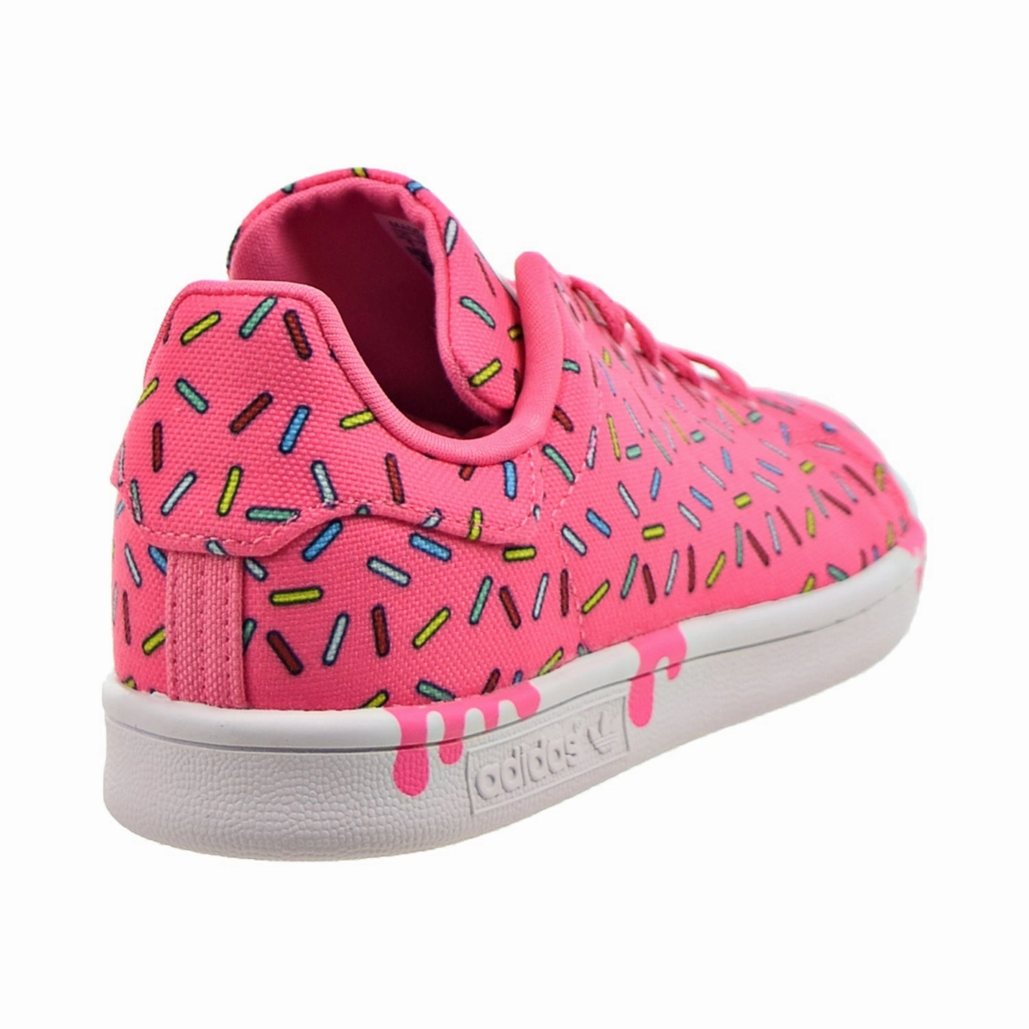 Adidas X The Simpsons Stan Smith "Doughnut" Little Kids' Shoes Pink-White Adidas Equipment Shoes