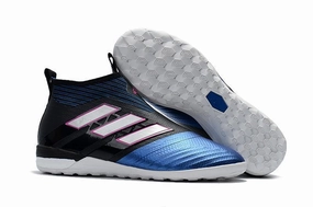 Adidas ACE Tango 17  Purecontrol TF Soccer Cleats Core Black White Blue Adidas Campus Oos Shoes