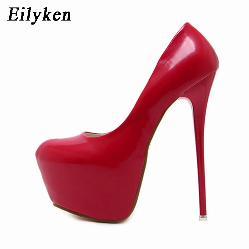 Spring Autumn Fashion Pumps Shoes Women High Heels Pumps 16cm Platform Shoes Sexy Wedding Shoes Japanese Sandals Wood