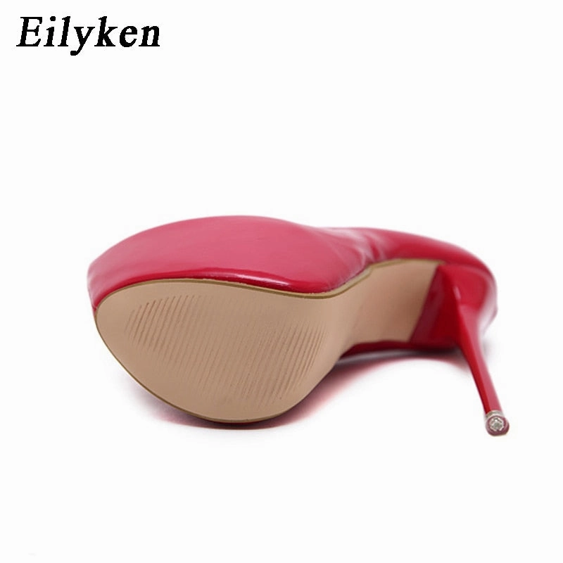 Spring Autumn Fashion Pumps Shoes Women High Heels Pumps 16cm Platform Shoes Sexy Wedding Shoes Shade And Shore Sandals