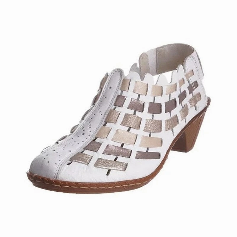Spring Fashion Women Shoes Casual Thick Heel Woven Women Shoes Outdoor Trend Belt Heel Shoes Women Zapatos De Mujer Size 43 Casual Shoes Style