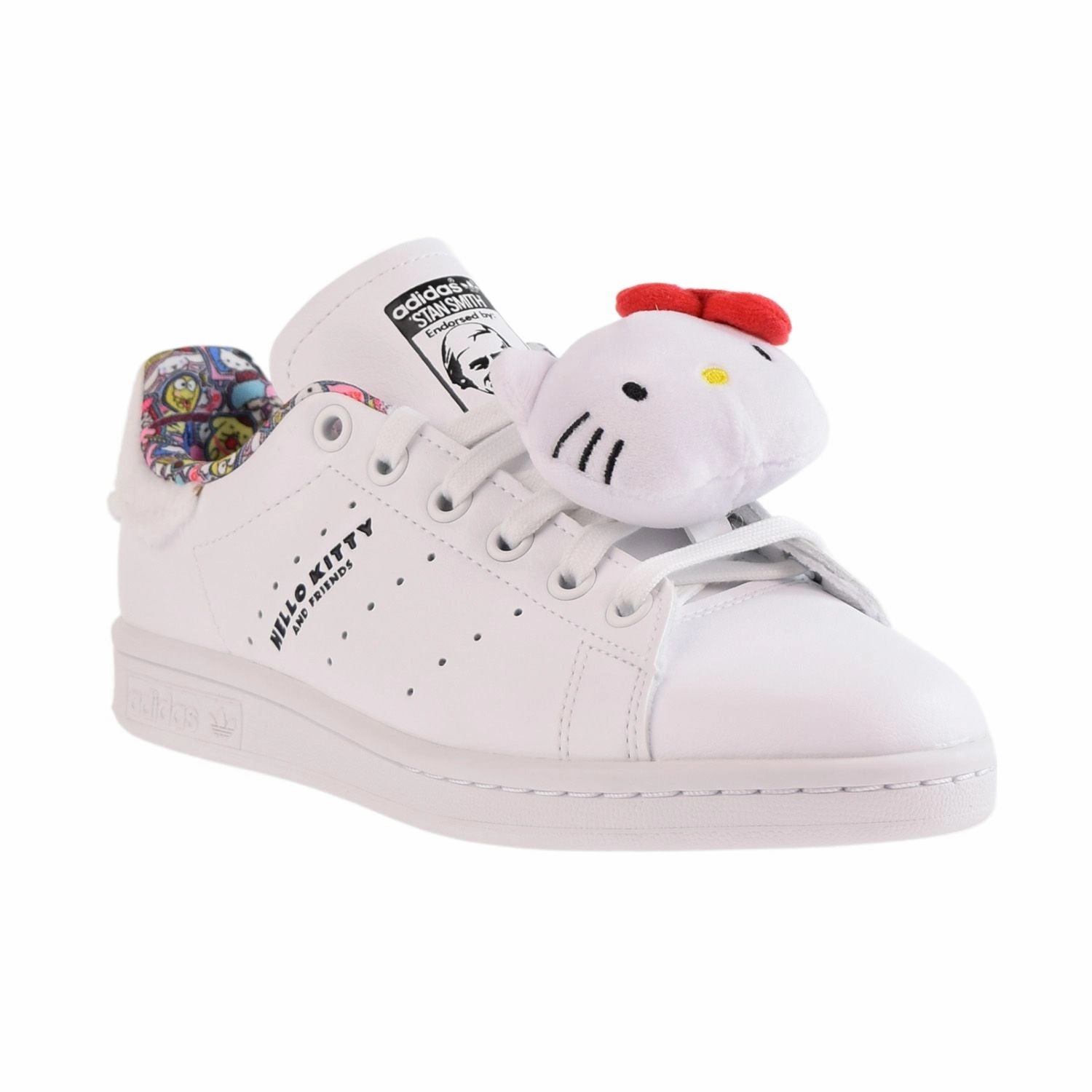 Running Shoe Adidas Adidas Stan Smith Women's Shoes Core Black-Light Flash Red