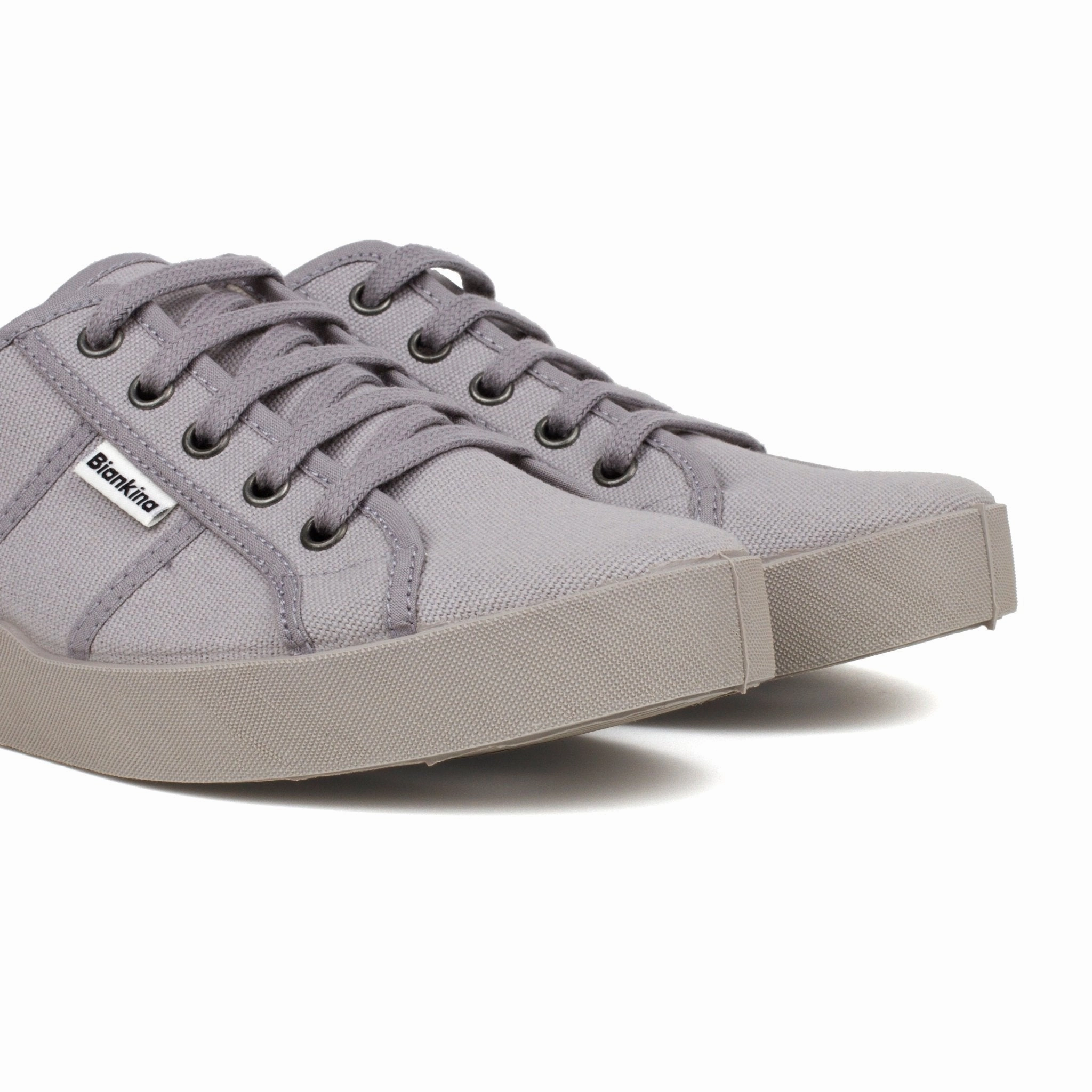St. Tropez Organic Cotton Canvas Sneakers - Ash Grey Louis Uitton Sneakers