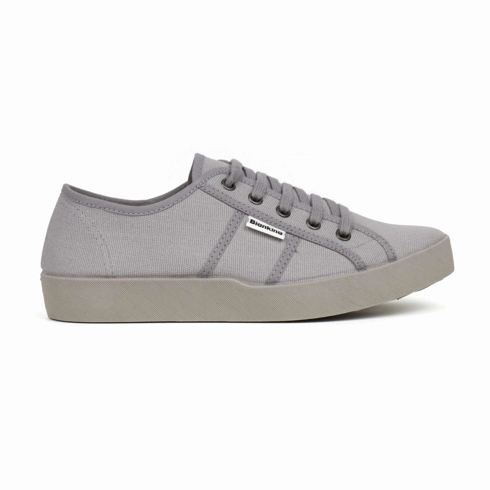 St. Tropez Organic Cotton Canvas Sneakers - Ash Grey Bandolino Sneakers
