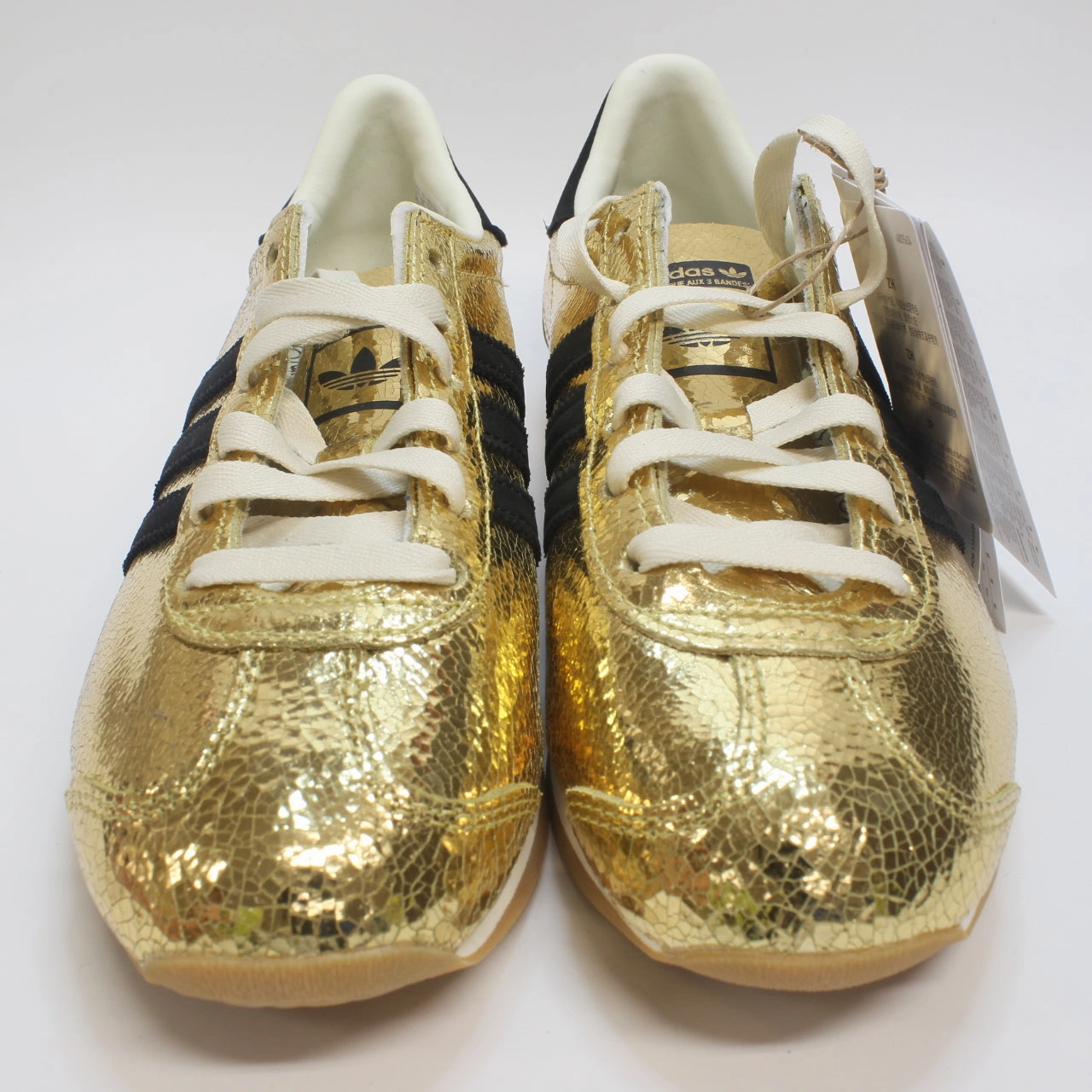 Adidas Heart Shoes Samba adidas Country OG Trainers Gold Metallic Black Offwhite