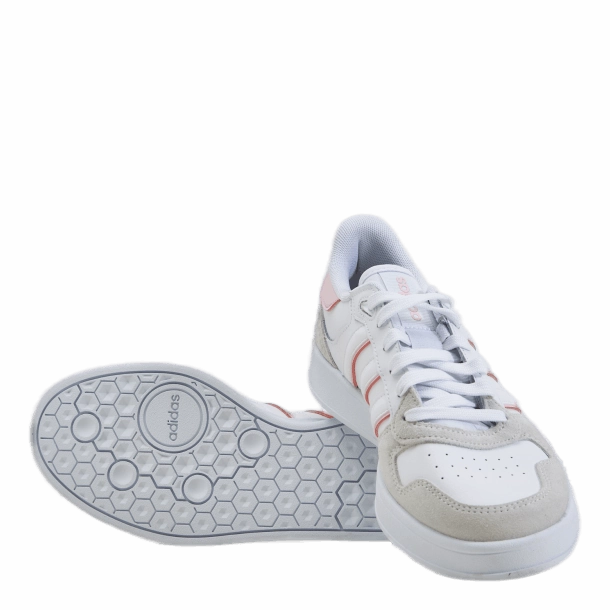 Breaknet Plus Shoes Cloud White / Cloud White / Clear Pink Silver Sneakers Near Me With Pool