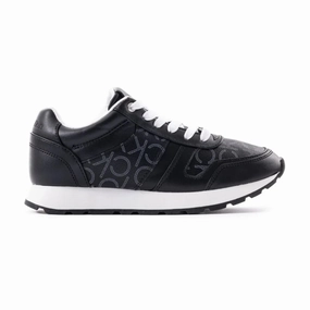 Best Sneakers For Heavy Guys Calvin Klein Clery Monogram Sneaker Women - BLK