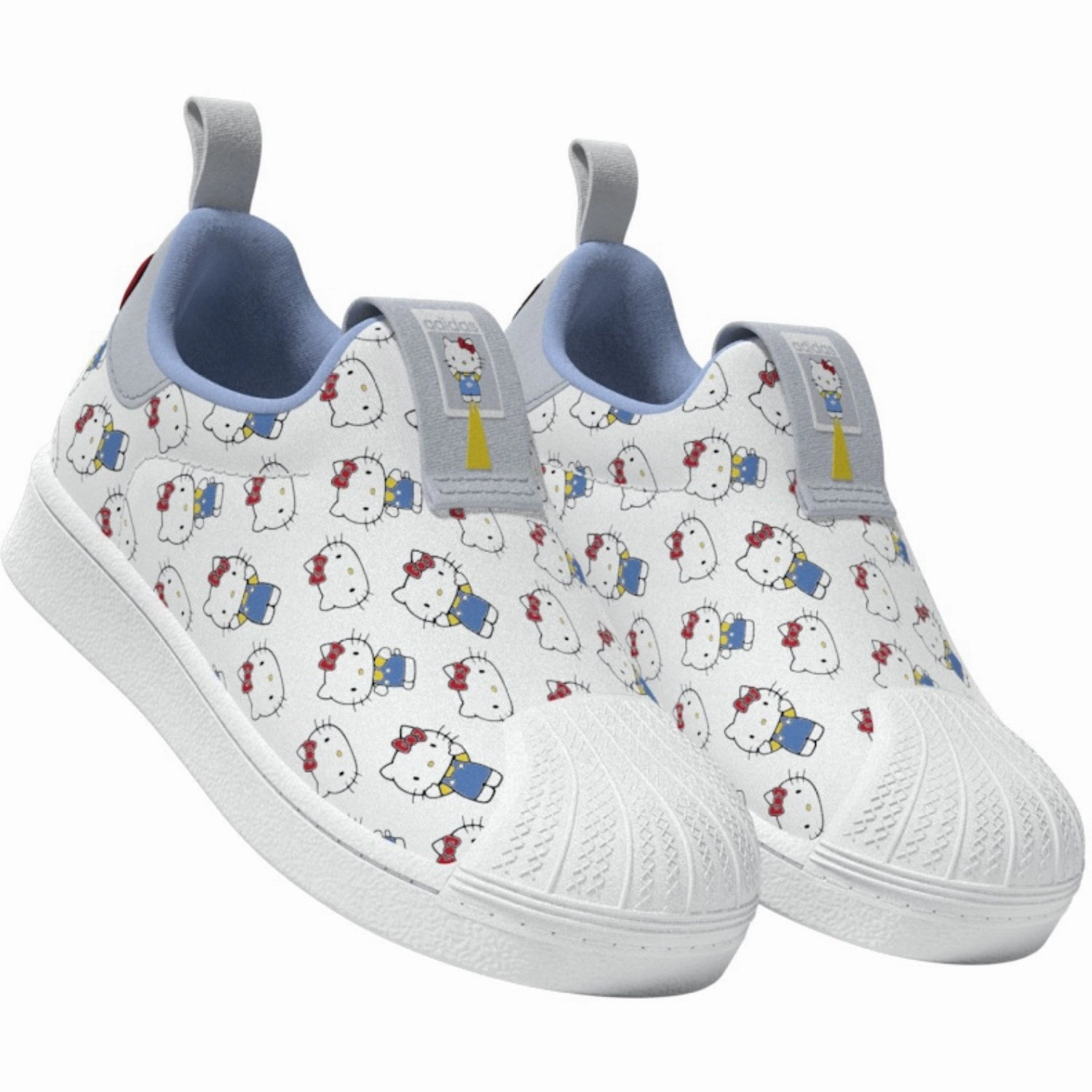 adidas Originals Cloud White/Halo Blue/Glow Blue Superstar 360 I Sneakers Adidas High Top Basketball Shoes