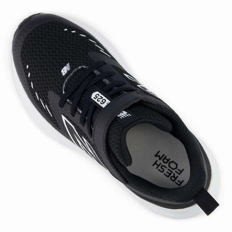 White Women's New Balance NEW BALANCE KID'S FRESH FOAM 625 BLACK/WHITE RUNNING SHOES
