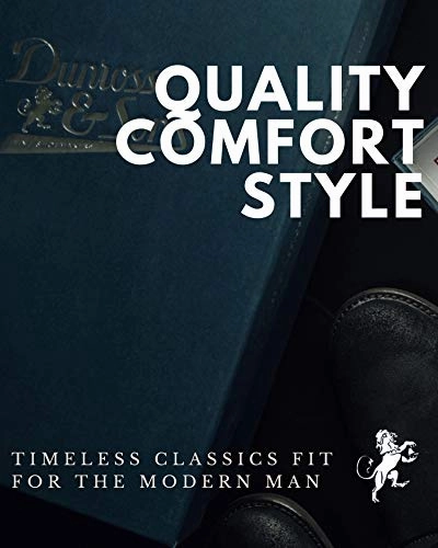 Dunross & Sons Samuel Men's Lace-Up Boot (8.5, Chocolate) Cowboy Boots In Jeans