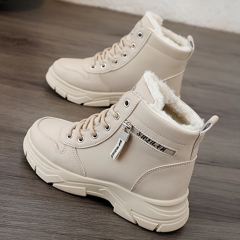 Sneakers No Laces Velcro Stylish Festive Winter Casual Sneakers for Women | Ideal for Winter
