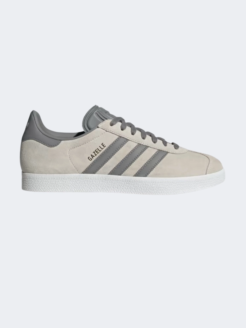 Adidas Gum Sole Shoes Adidas Gazelle Men Original Shoes Grey/White