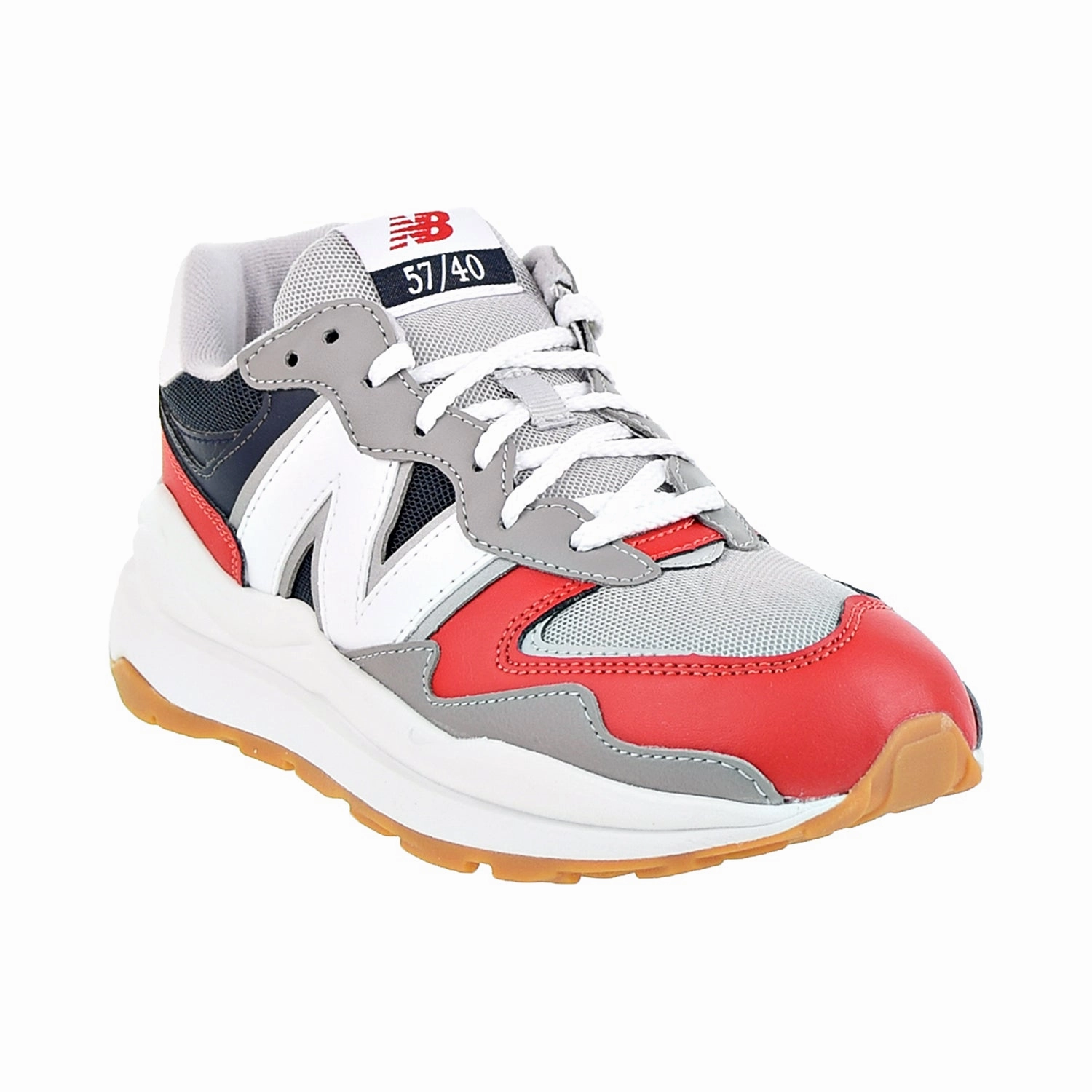 Purple And Gold New Balance New Balance 57/40 Big Kids' Shoes Team Red-Eclipse