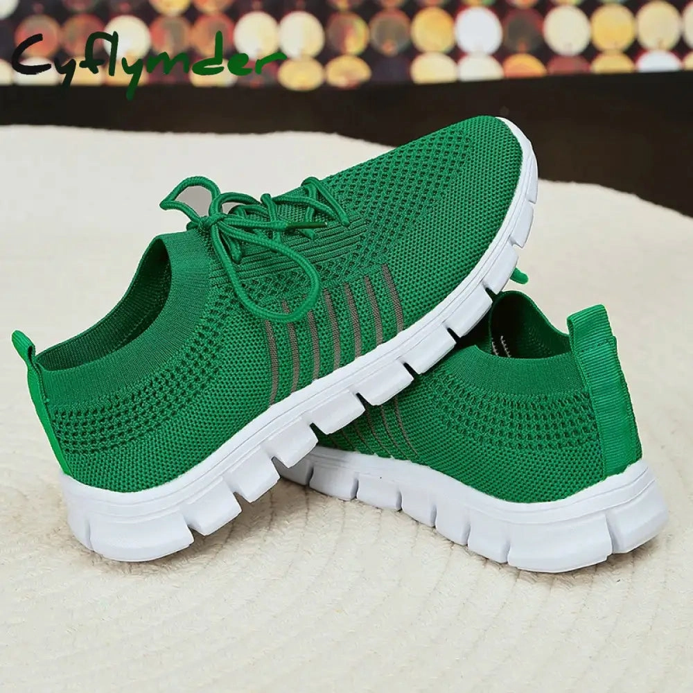 Sims 4 Flat Shoes Cc Cyflymder Mesh Breathable Soft Sole Sneakers Women Lightweight Non-Slip Running Walking Shoes Woman 2024 Spring Casual Lace Up Flats Shoes