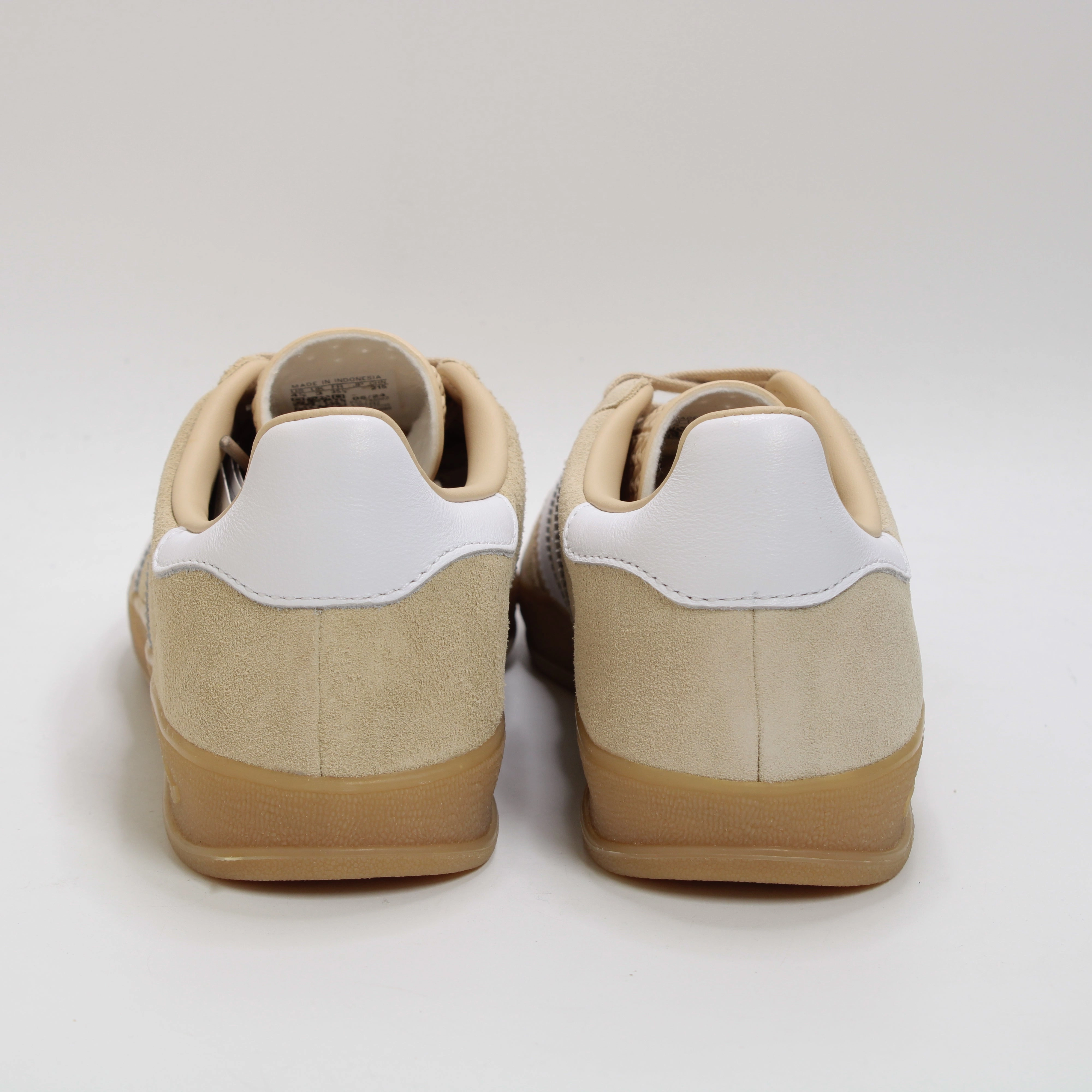 adidas Gazelle Indoor Trainers Magic Beige White Gum Shoes Futsal Adidas