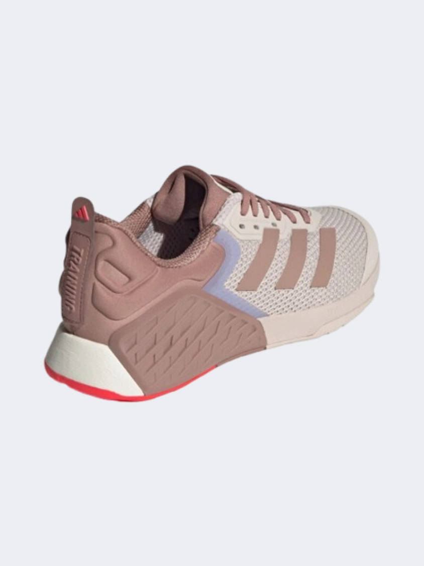 Flat Shoes For Weight Training Adidas Dropset 3 Women Training Shoes Putty Mauve/Clay