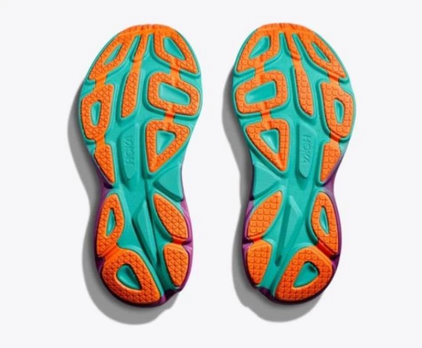 Nursing Shoes HOKA M Bondi 8 1123202 EQB Electric Aqua Black Men (LF)