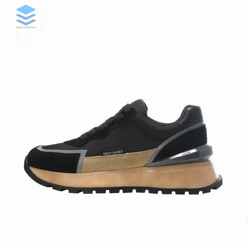 Running Shoes For Heel Strikers Net Red Thick-soled Casual Running Shoes Women