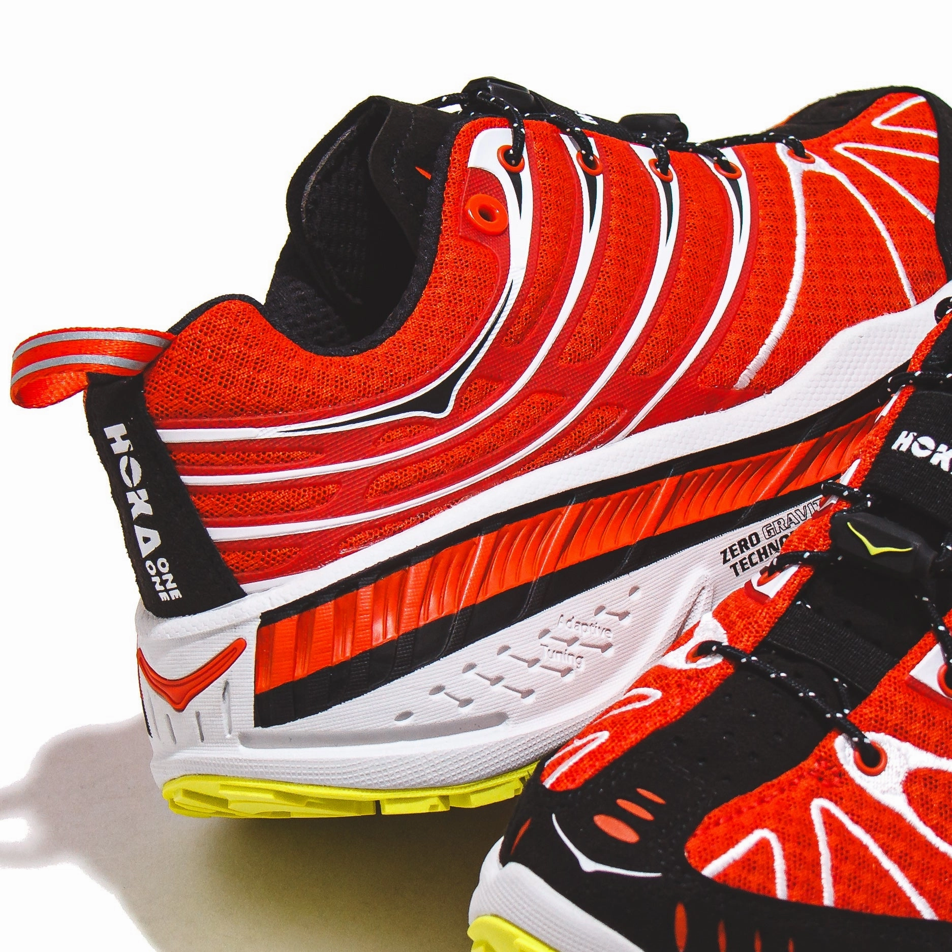 Shoes Under 80 Hoka One One Unisex Stinson Evo OG Habanero Black 1155350-HBN