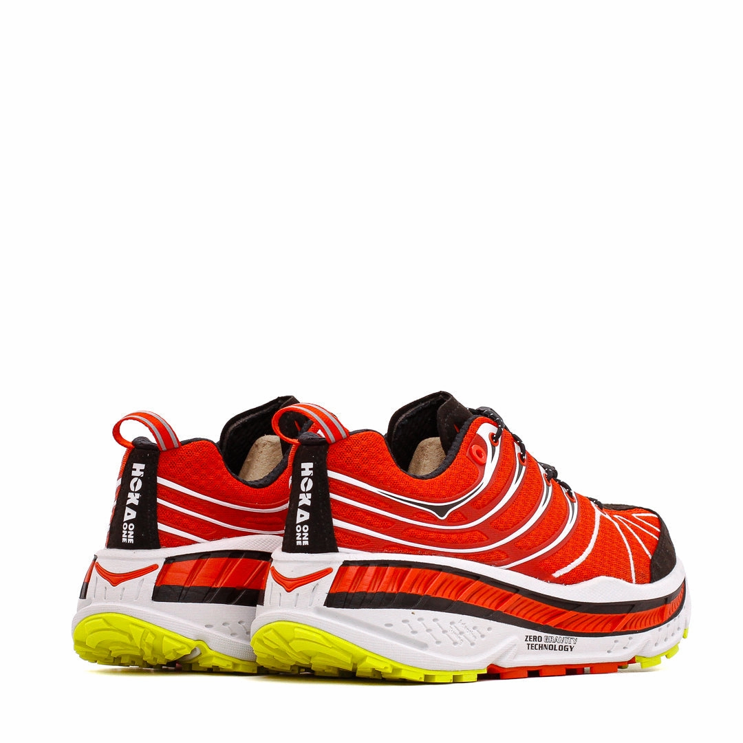 Road Runner Sports Shoes Hoka One One Unisex Stinson Evo OG Habanero Black 1155350-HBN