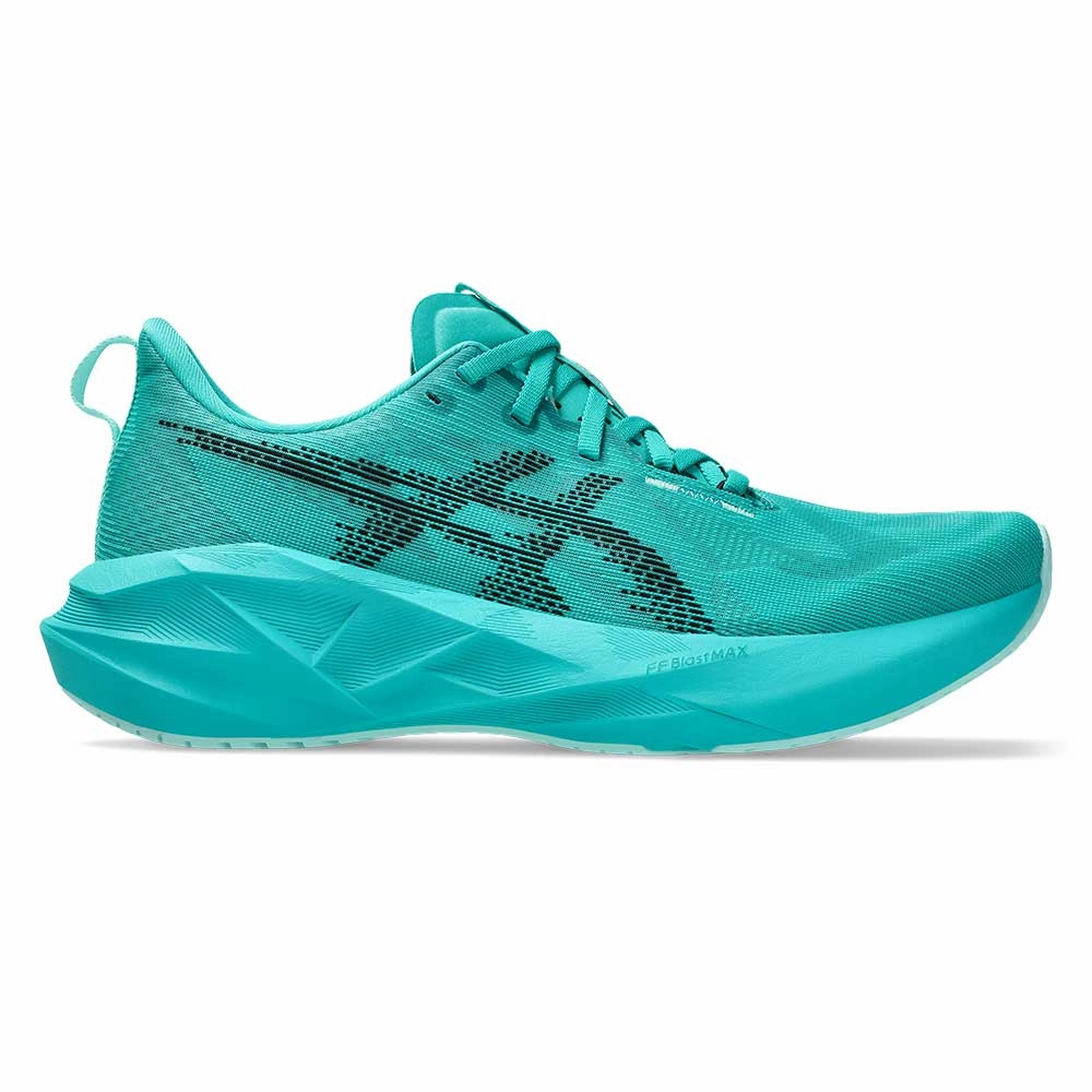 Men's Novablast 5 Running Shoe - Wave Teal/Black - Regular (D) Asics Cushioning Shoes