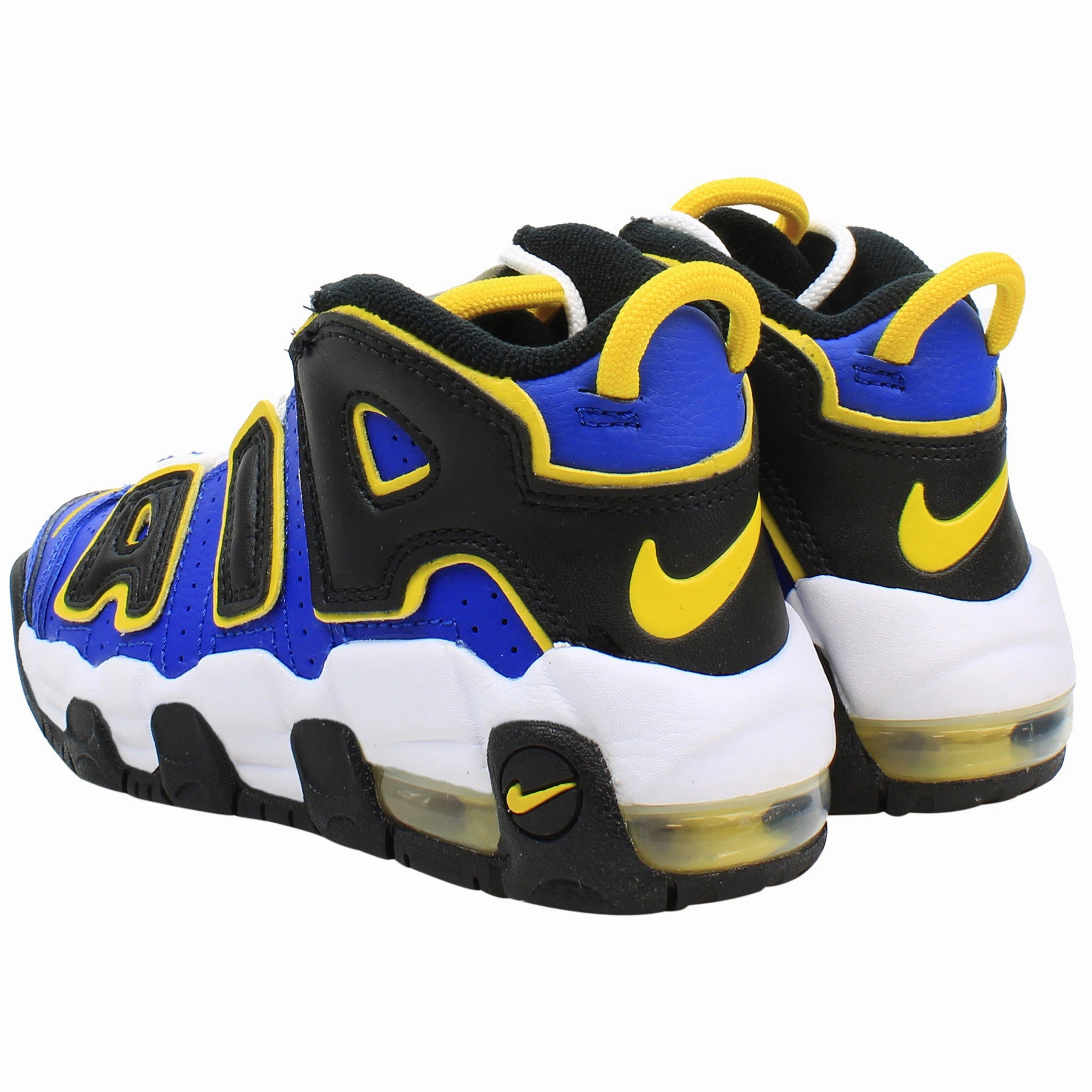 Nike Air More Uptempto PS Kids Blue/Black Trainers Asics Batting Shoes