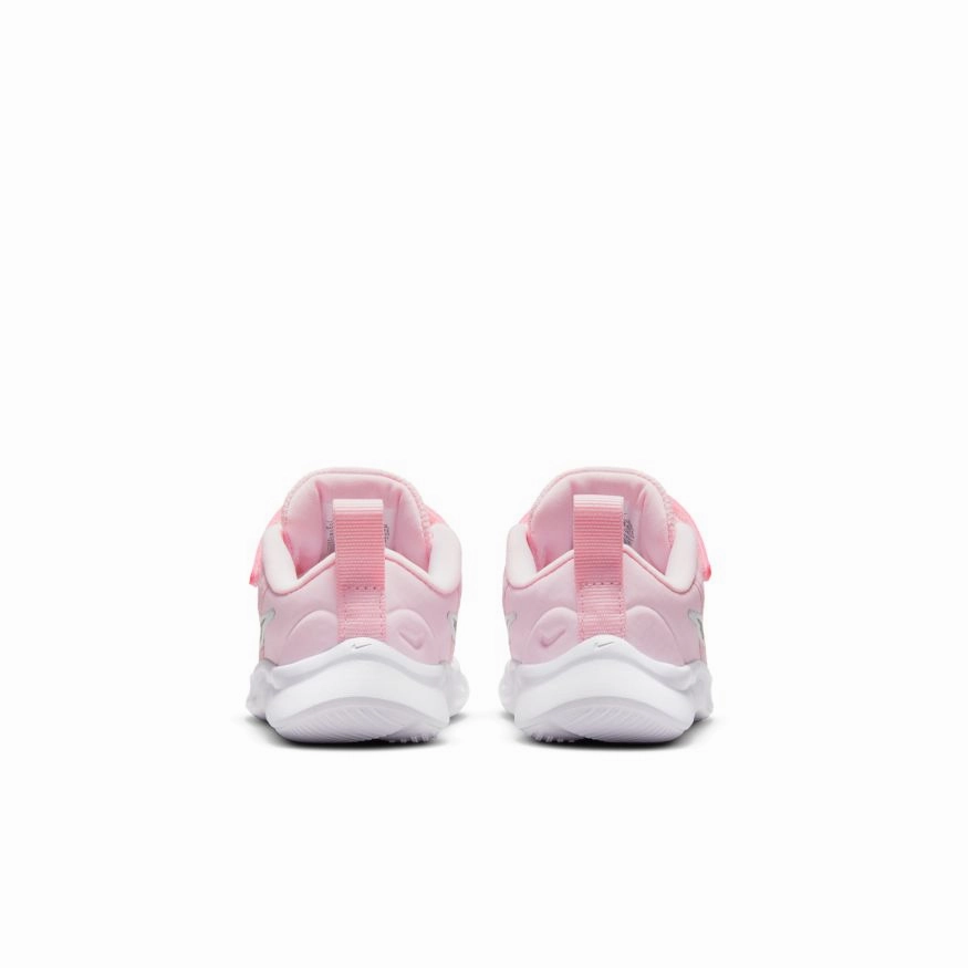 Nike Pink Foam/Black Star Runner 3 Toddler Sneaker Shoes Similar To Asics Gt 1000