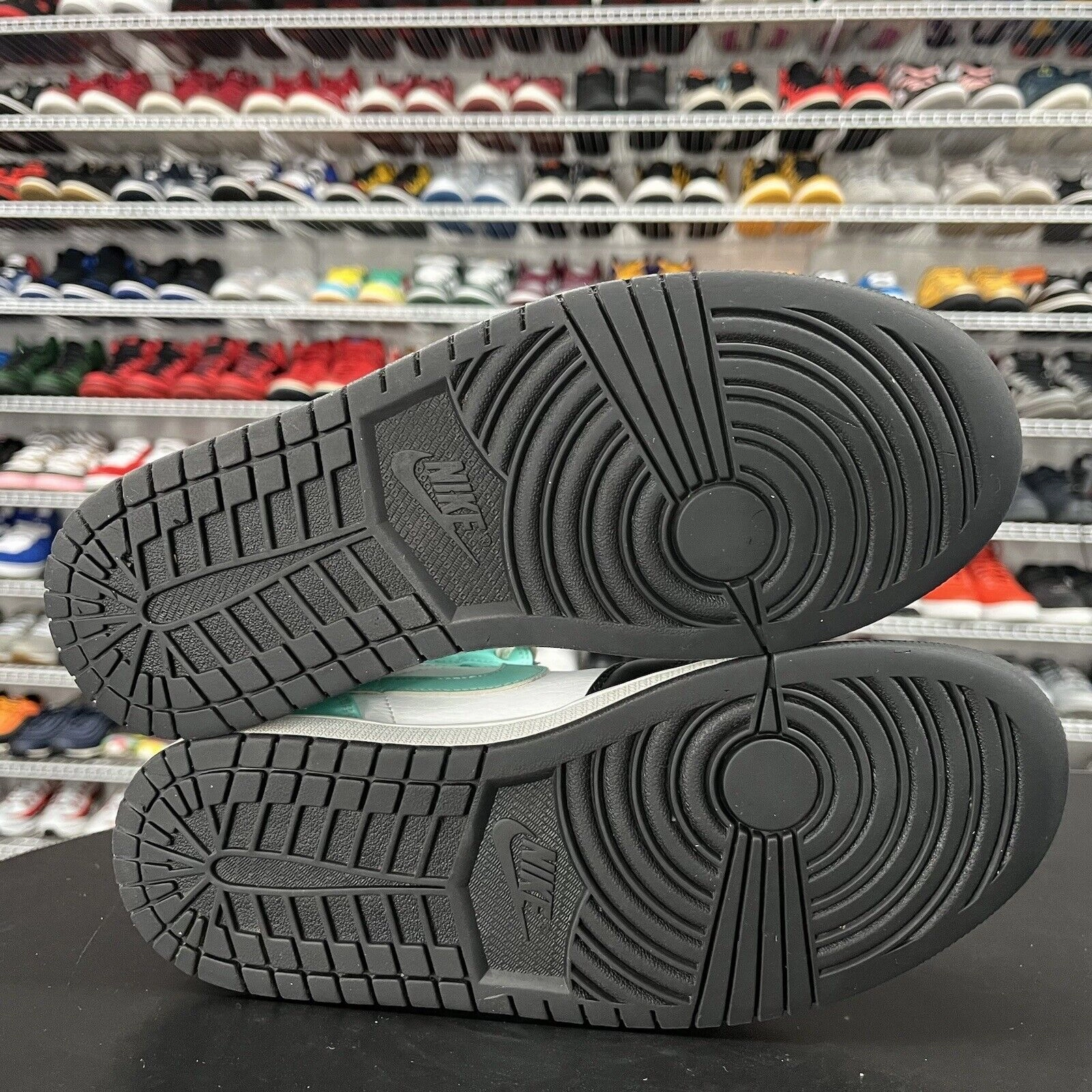 Asic Shoes For Plantar Fasciitis Nike Air Jordan 1 Mid Tropical Twist Igloo 554724-132 Mens Size 9