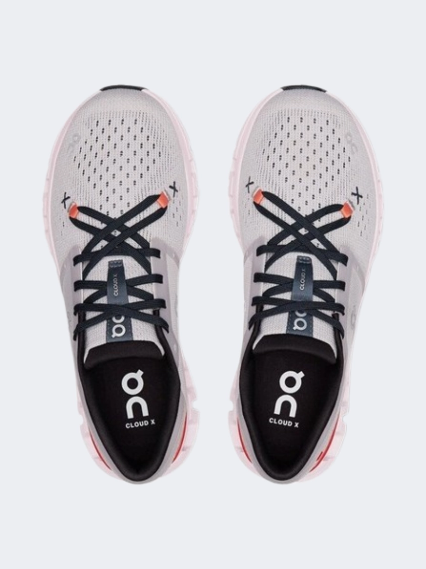 Vivid Rzx Training Shoe On Cloud X 4 Women Training Shoes Silver/Flame