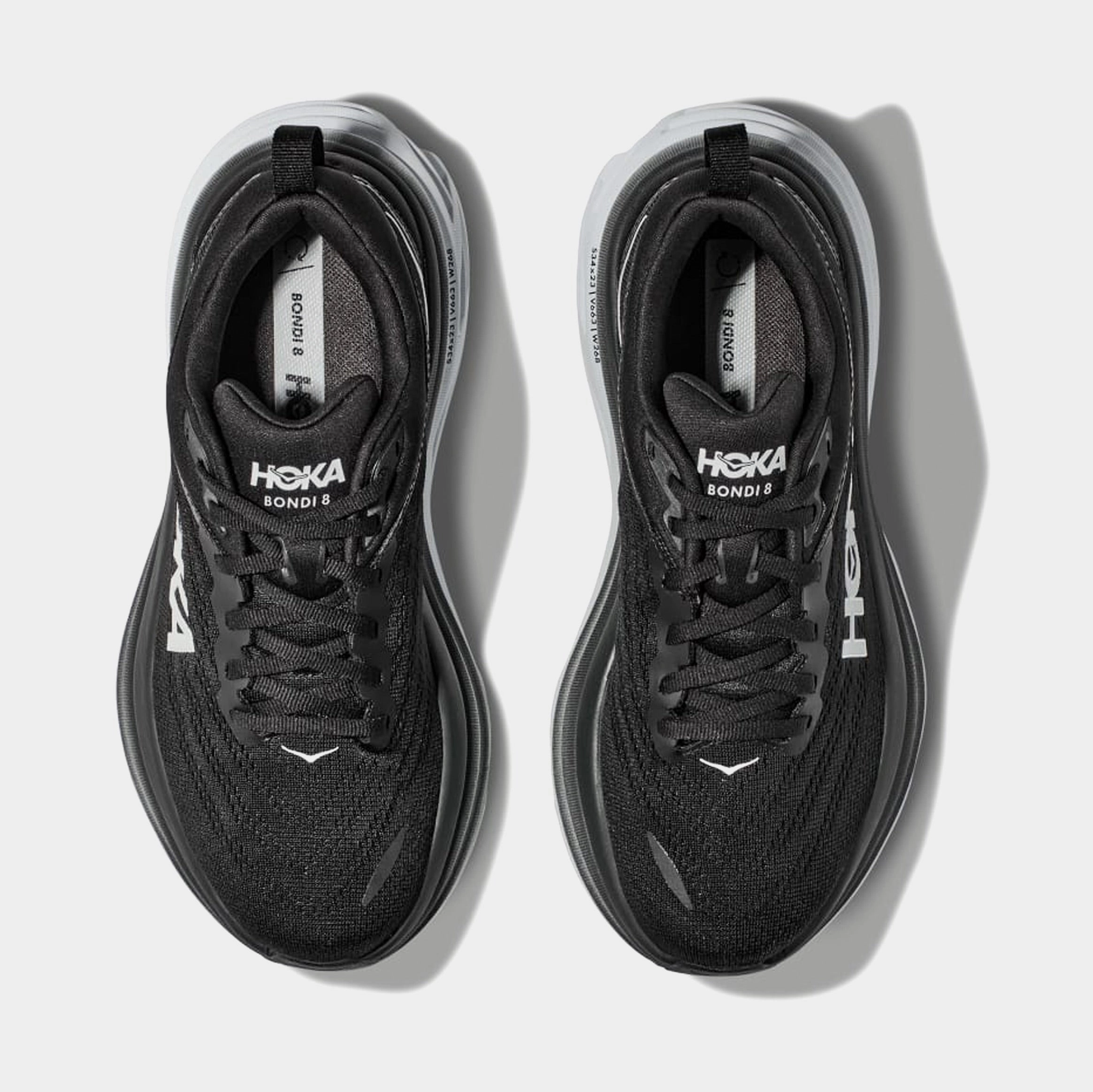 Sizing Of Shoes Bondi 8 Black White Mens Running Shoes (Black/White)