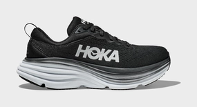 Commercial Bondi 8 Black White Mens Running Shoes (Black/White)