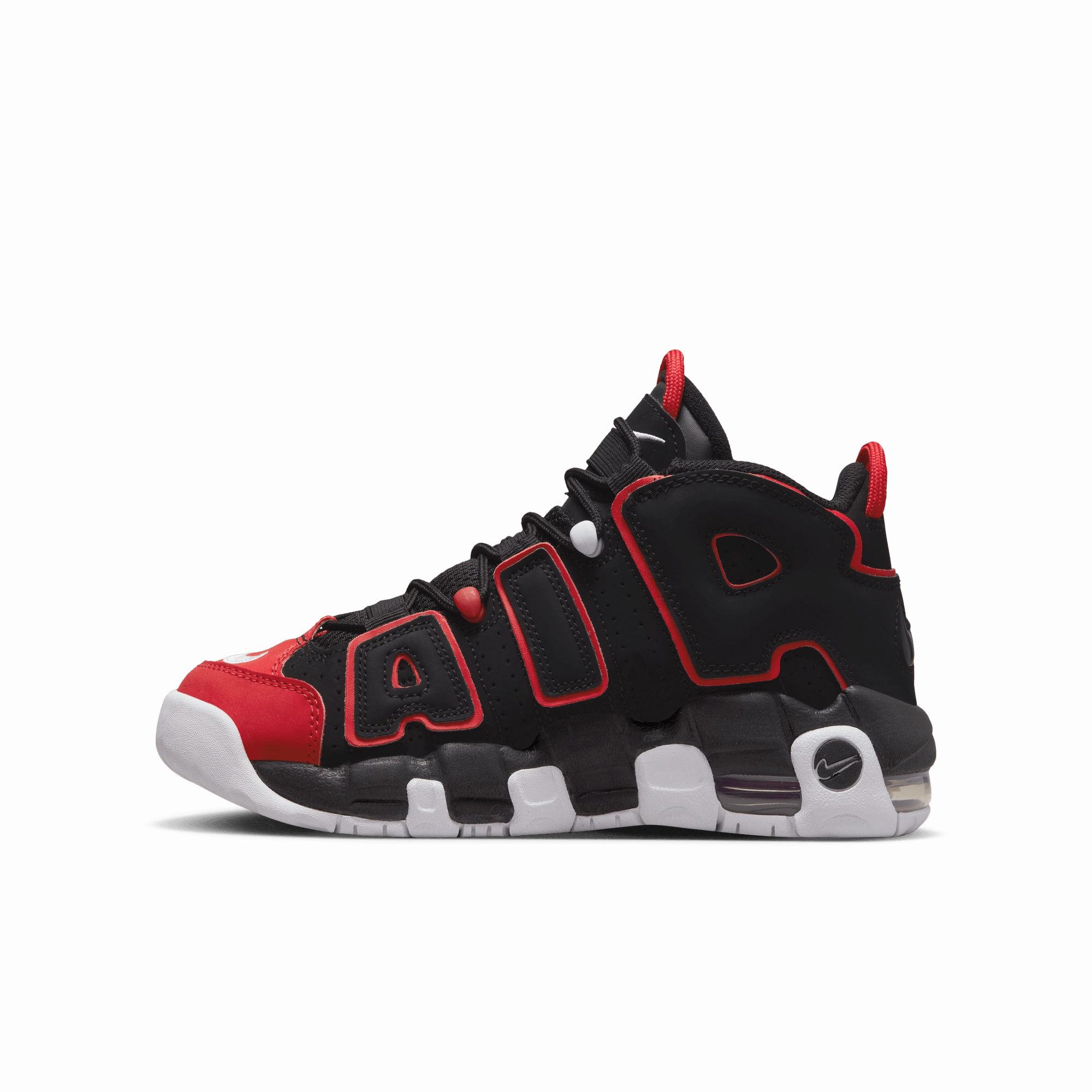 Asics Beginners Running Shoes Nike Air More Uptempo "Red Toe"