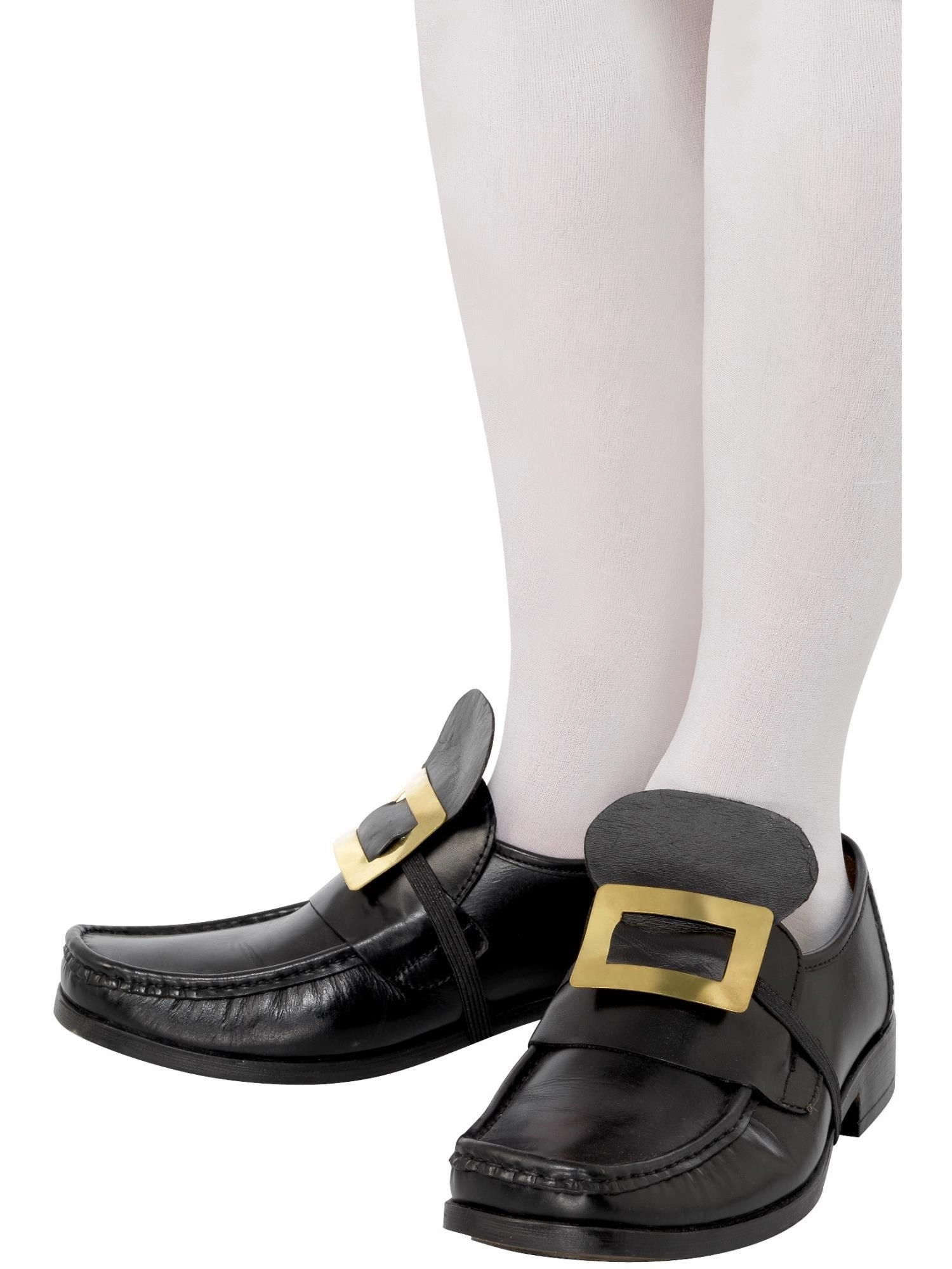 Floral Embroidered Cowboy Boots Tales of Old England Metal Shoe Buckle