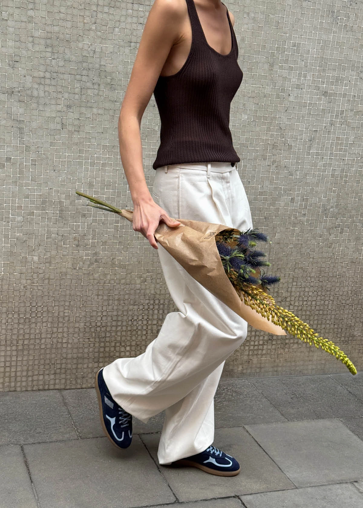 Tb.490 Rife Blue Tones Leather Sneakers Good Running Shoes