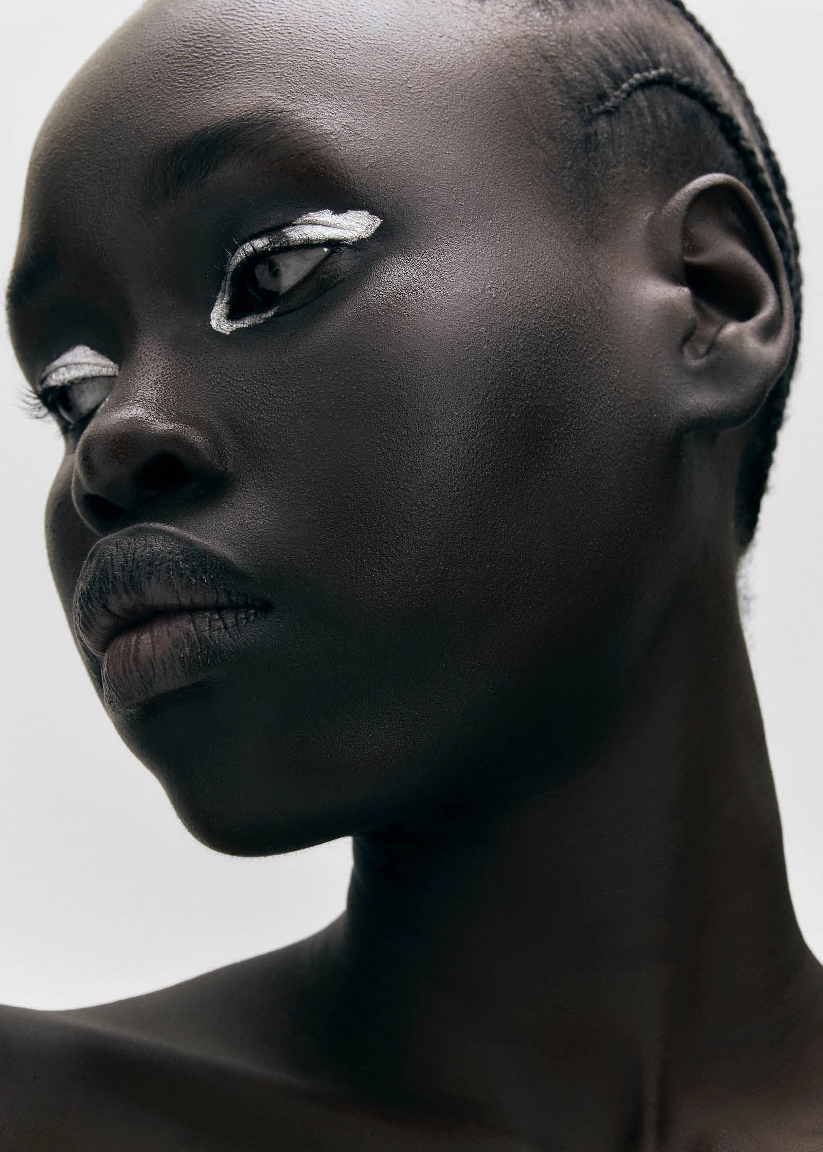 Tb.490 Rife Grain Black & White Leather Sneakers Studded Flat Shoes