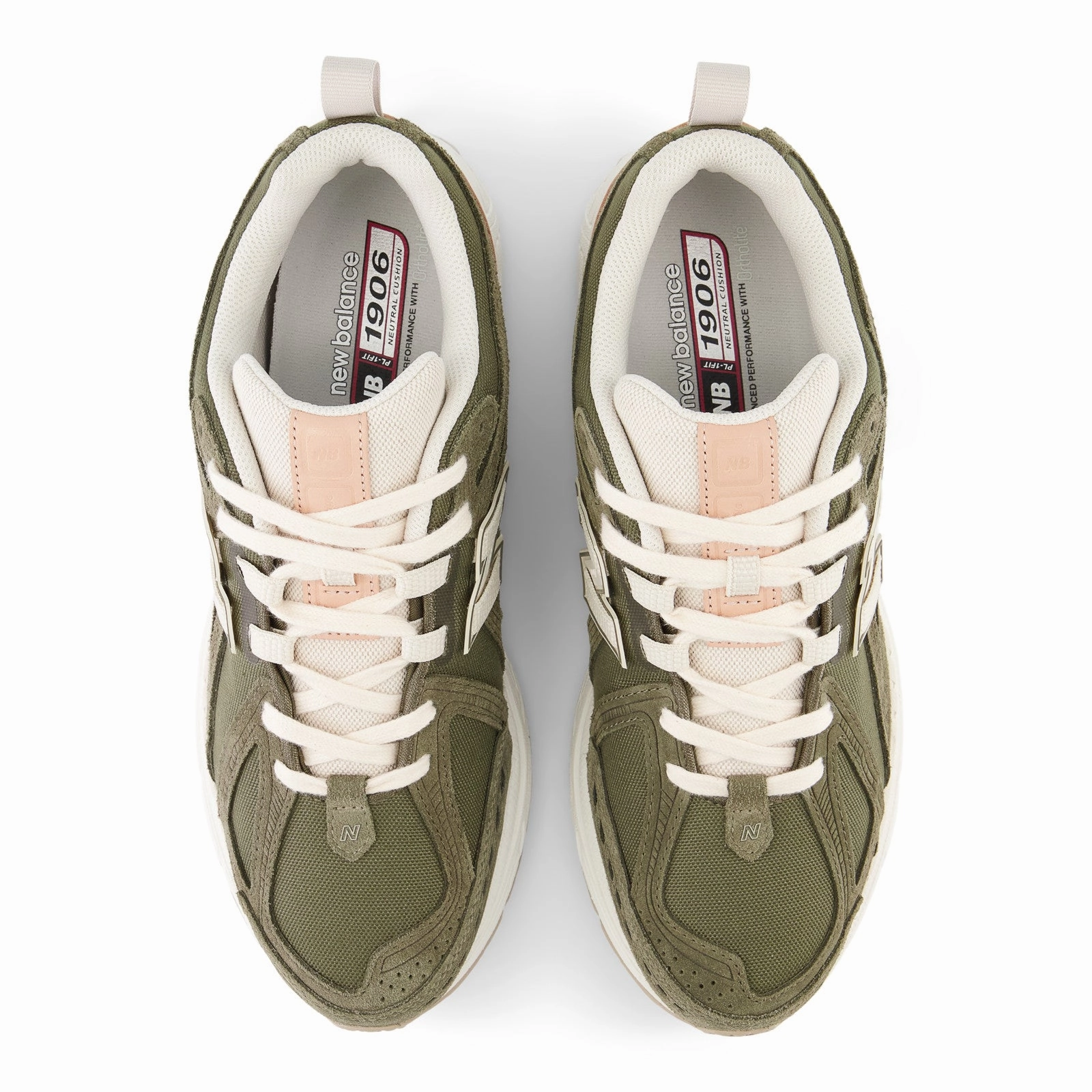 New Balance Men's 1906F Shoes - Dark Moss / Frappe / Timberwolf Olive Green New Balance Womens