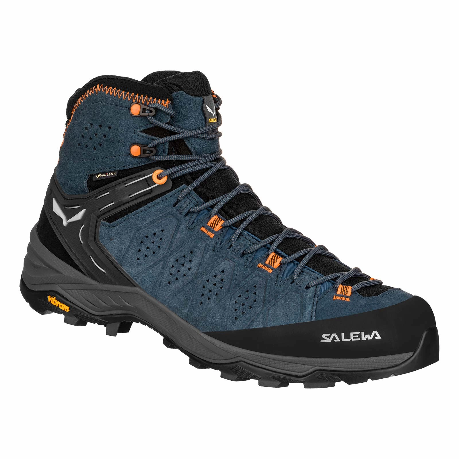 Salewa Mens Alp Trainer 2 GORE-TEX Mid Cut Walking Boots Combat Boots With Dress
