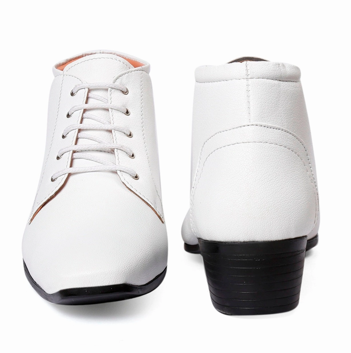 Bxxy Height Increasing Formal Lace-up Boots Army Desert Boots