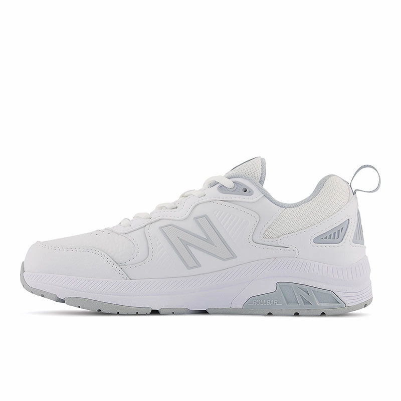 New Balance Women's WX857V3 Slip Resistant Training Shoes in White New Balance 9060 White Gray