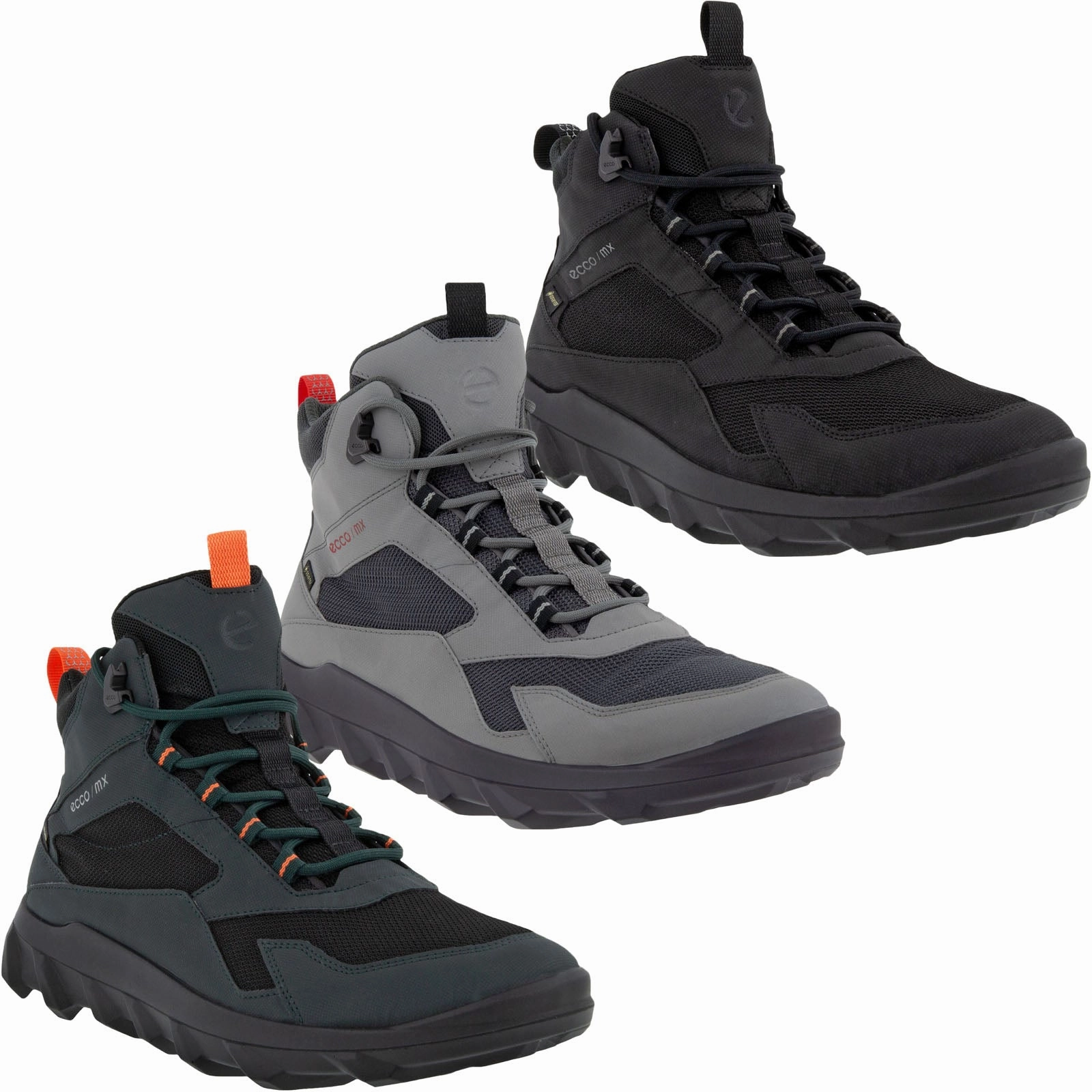 ECCO Mens MX High-Top Gore-Tex Outdoor Walking Boots Packer Boots
