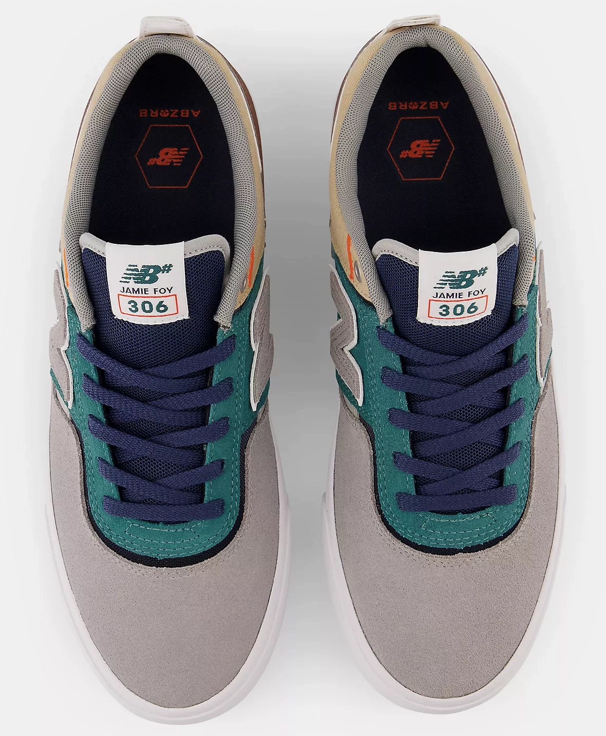 New Balance Cream 550 New Balance - Numeric Jamie Foy 306 Shoes | Grey Vintage Teal