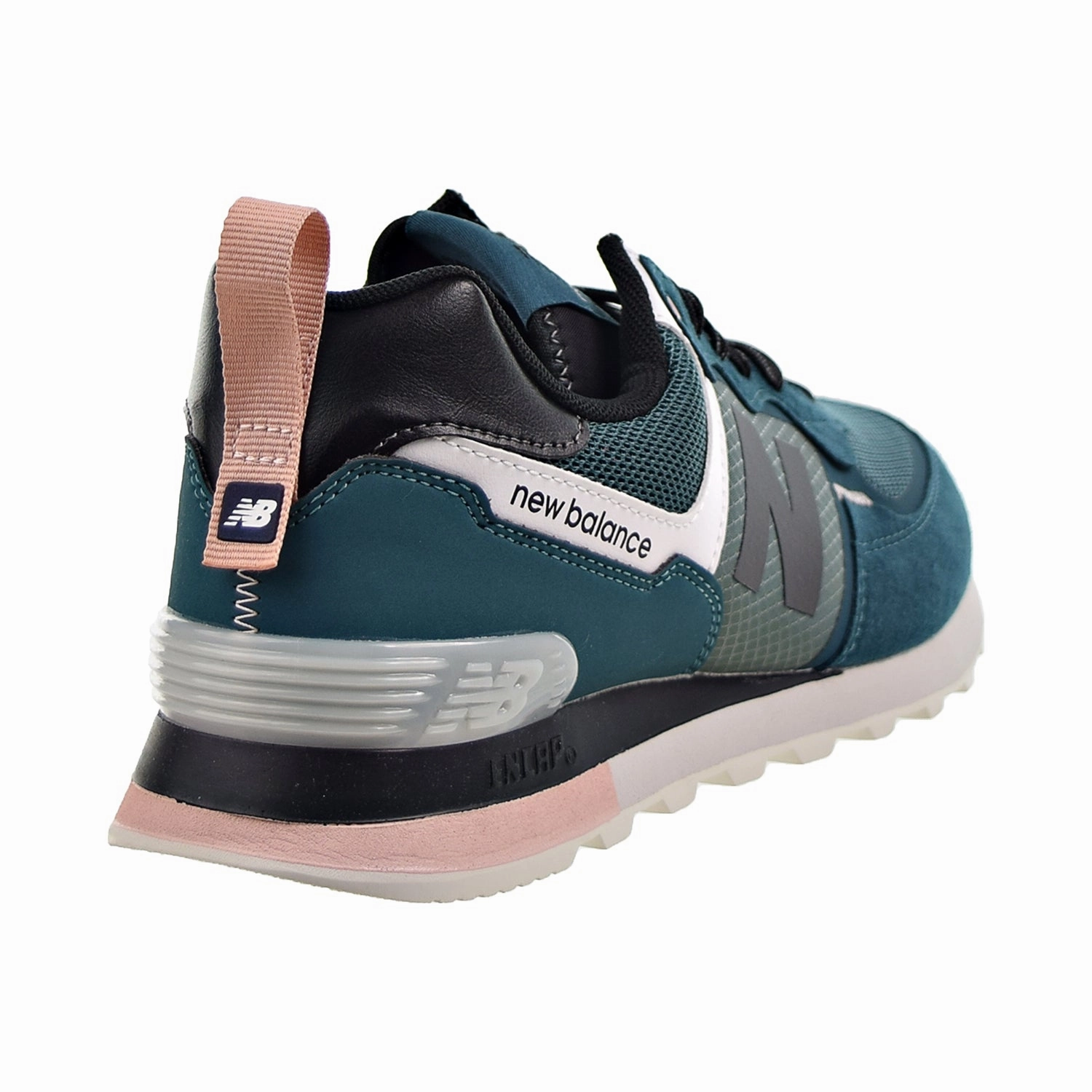 New Balance White 327 New Balance 574 Men's Shoes Mountain Teal-Oyster Pink