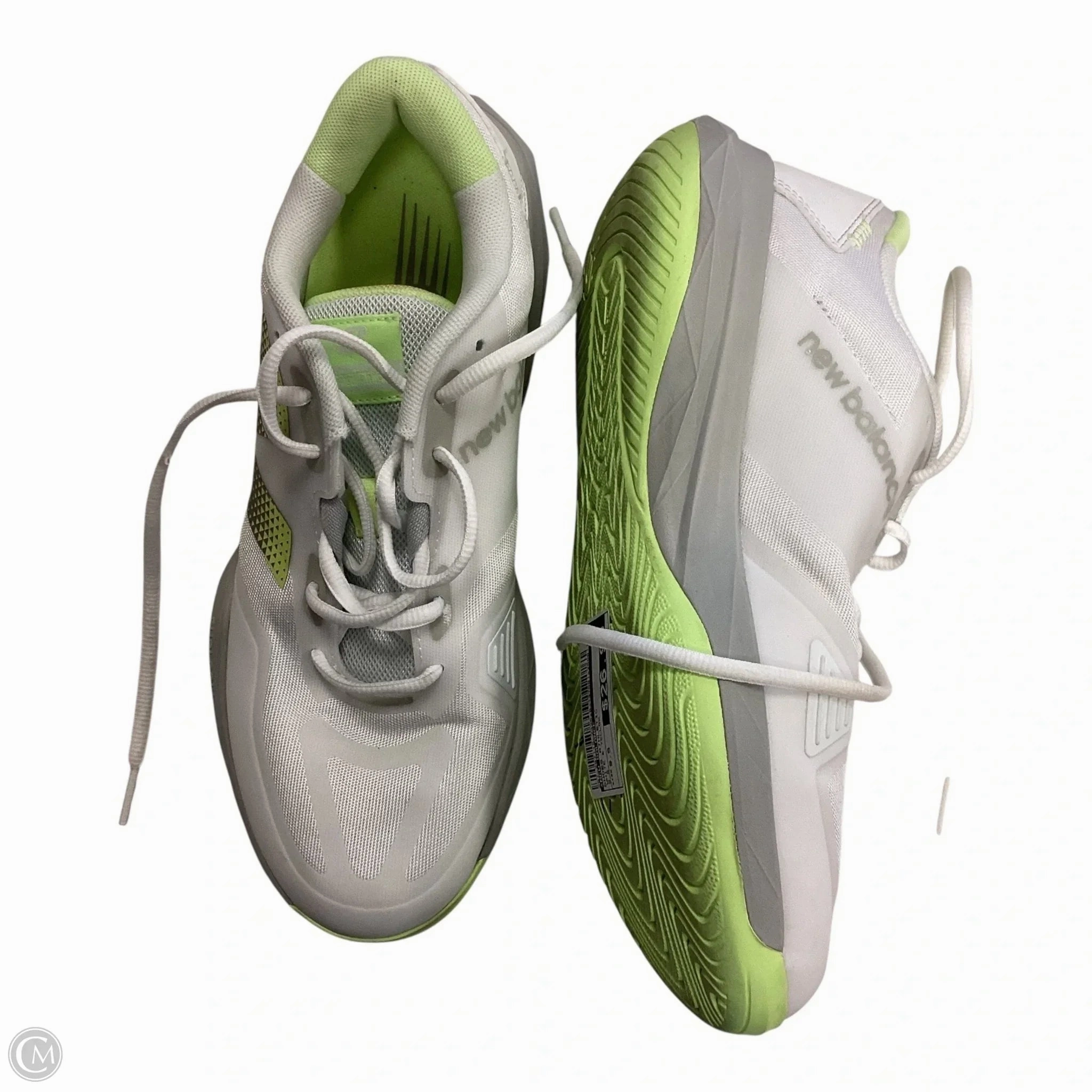 New Balance Mens Minimus Shoes Athletic By New Balance In White & Yellow, Size: 9.5