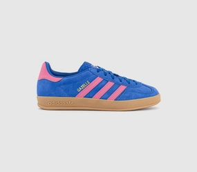 adidas Gazelle Indoor Trainers Blue Bliss Pink Gum Adidas Reflective Shoes