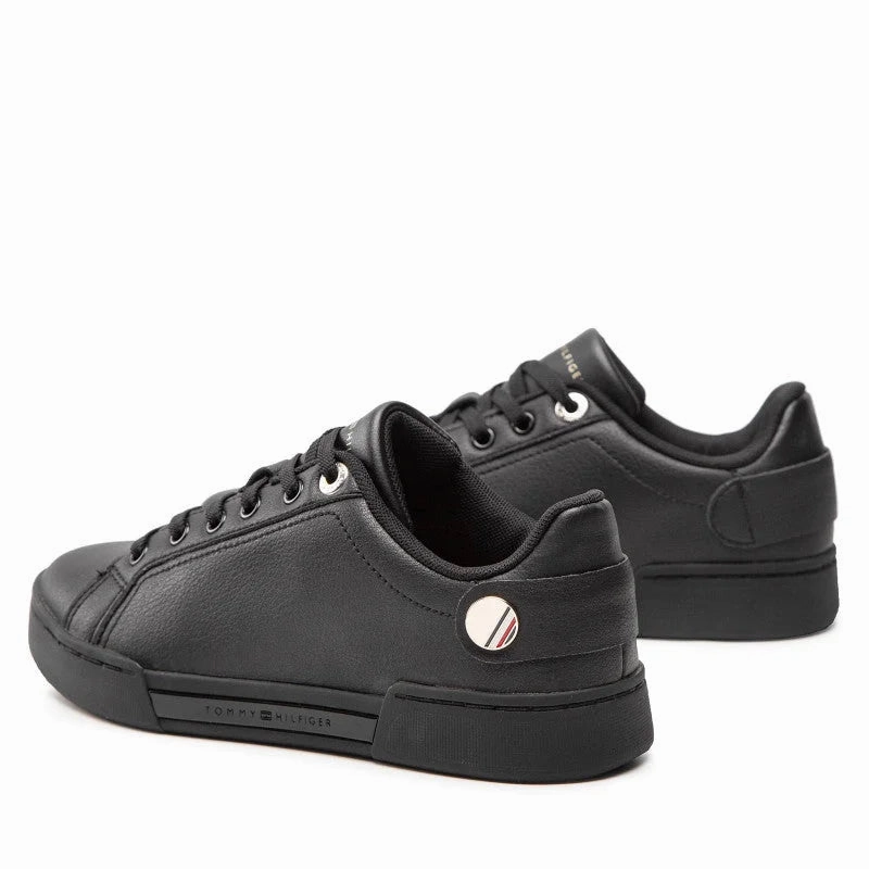 Sabrina Sneakers Tommy Hilfiger Button Detail Court Sneaker Women - BLK